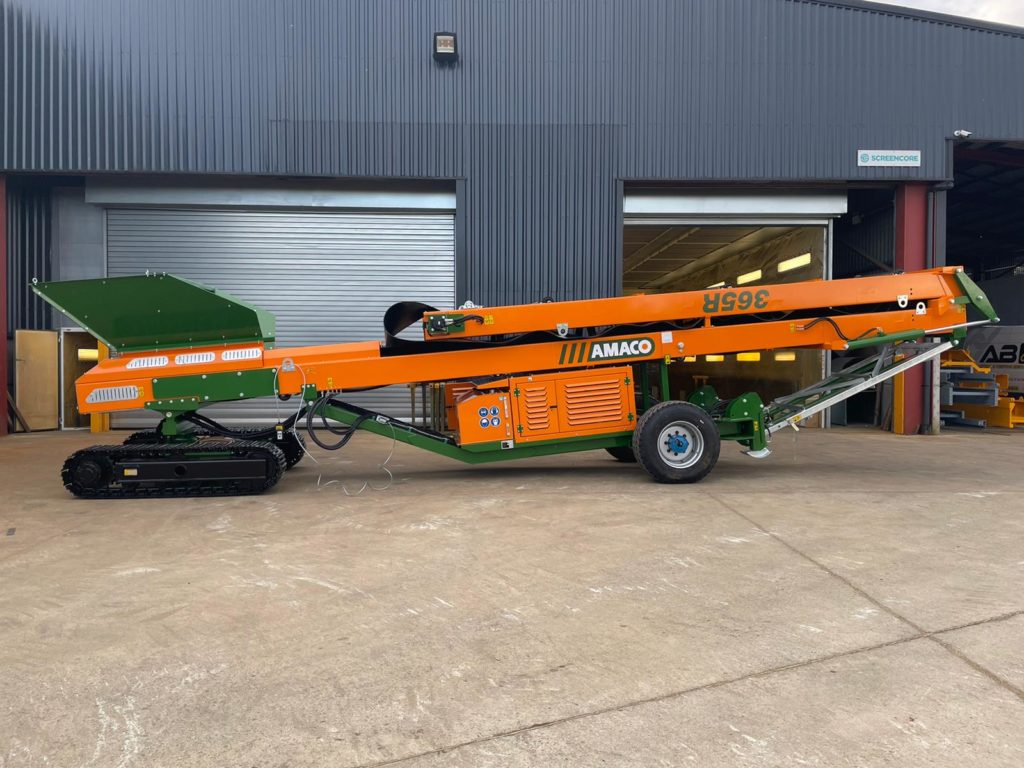 2022 Screencore 365R Tracked Radial Stacker – 001296 - HKD Blue Dust Suppression Equipment - Amaco