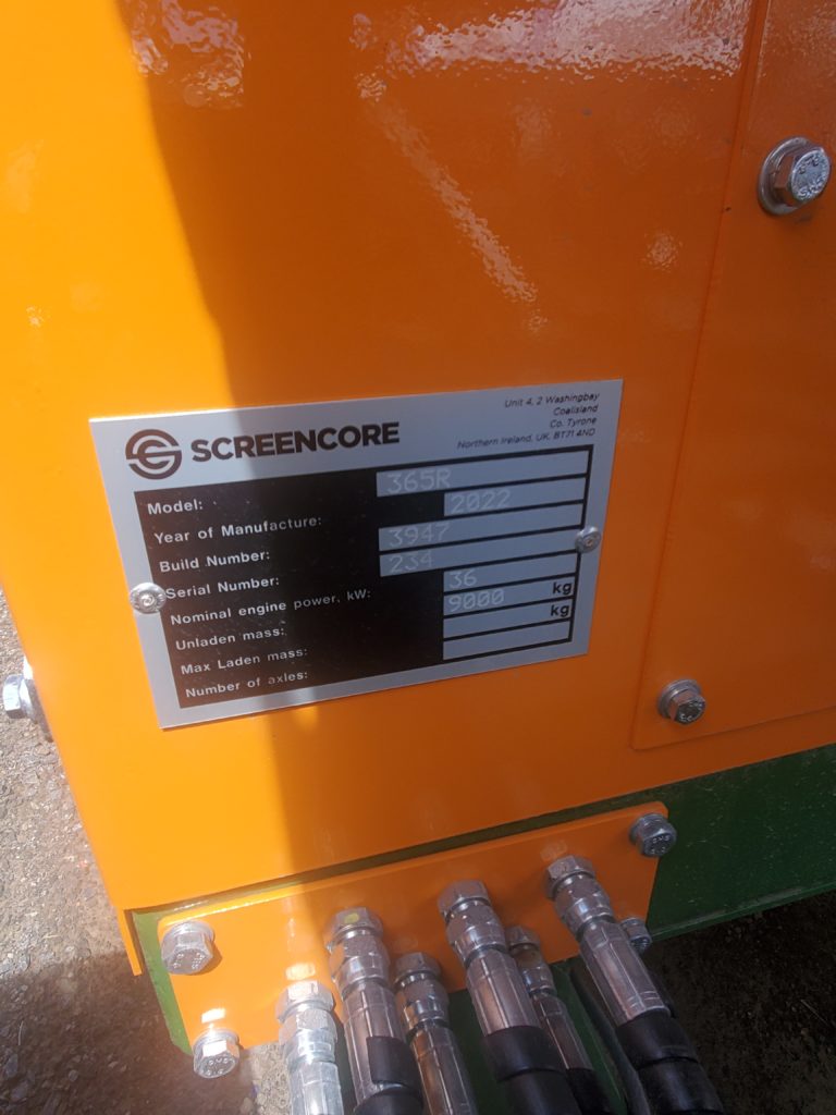 2022 Screencore 365R Tracked Radial Stacker – 001296 - HKD Blue Dust Suppression Equipment - Amaco
